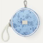 Maxbone x Bridgerton 🐩 dog walking pouch with pearls Blue Photo 0