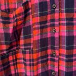Anthropologie - Plaid Shirt in Pink, Orange and purple Photo 2