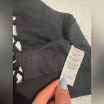 Alo Yoga  Starlet Lace Up Black Workout Sport Bra S Photo 5