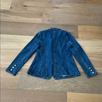 Jessica Simpson Blue Denim Presence Fitted Blazer Size Medium NWT Photo 8