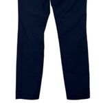 ZARA Chino Crop Trouser Dress Pant Stretch Straight Leg Pockets 6 Navy Blue Photo 6