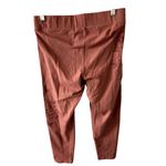 Torrid  Floral Embroidered Crop Premium Legging 0 Large Dusty Pink Photo 2