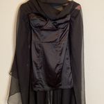 Blaque Label  Black Organza corset bustier Gown XS Photo 2