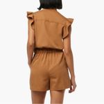 joe's jeans  Flutter Sleeve Romper XS‎ Burnt Orange Photo 3