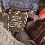 7 For All Mankind 7FAM Cropped High Rise Vintage Straight Leg Jeans Size 26 Photo 2