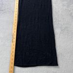 Carly Jean Los Angeles Black Wide Leg Drawstring Lounge Pants Medium USA Made Photo 6