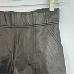 Spanx Faux Leather Black Jogger Pants Vegan Size XS Photo 6