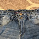 Blue Spice  paperbag waist jean shorts cuffed hem size 0 Photo 1