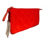 Vera Bradley  Essential Trio Clutch Goji Berry Red Quilted Wristlet NWT Photo 1