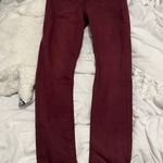 American Eagle Maroon Jeans Photo 3