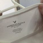 American Eagle FINAL MARKDOWN  White Short Sleeve Fringe Tee medium Photo 3