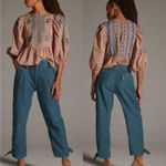 Anthropologie Pilcro Surplus Cargo Pants Women's 30 Blue Utility Tapered Ankle Photo 1