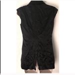 Michael Kors long satin button down collared vest black… Photo 3