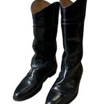 Vintage Longlife Indiana Women's Riding Boot Black Horseback Western Size 8 Photo 0