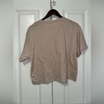 Organic Generation Palm Springs California Cropped T Shirt L NWOT Tan Size L Photo 4