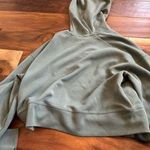 90 Degrees by Reflex Sage green 90 Degrees cropped cut out hoodie Photo 0