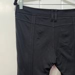 Burberry  Brit Womens Pants Medium Black Stretch Motto Designer Zip Rebel Skinny Photo 7