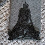 Abercrombie & Fitch Abercrombie Gray Leggings Lace Ankles Vintage Pants Size Small EUC #4604 Photo 2