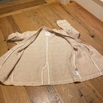 Madewell Linen Relaxed Dorset Blazer in Tan Gingham Check Jacket Size XL Photo 8