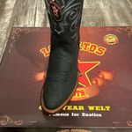 Los Altos Women’s Leather Black Western Cowboy Boots Size 7 Photo 10