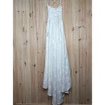 NWT Lulus Arabella White Jacquard Basque Waist Maxi Dress Wedding Cocktail Sz S Photo 6