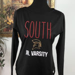  Spirit Women’s XL Long Sleeve South Jr Varsity Black Athletic Cheer Top Photo 0