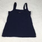 EXPRESS |Navy Blue Ruffles Tank Top Photo 5