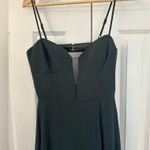 Lulus  Stunning Grace Emerald Green Cutout A-Line Maxi Dress NWOT Photo 5