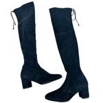Stuart Weitzman  Genna Black 60 City Suede Over the Knee Boots Size 5.5 Photo 1