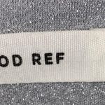 Mod Ref  Silver Shimmery Short Sleeve Blouse Photo 2