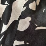 Taylor Elegant Black and Cream Floral Midi Dress Size 12 Photo 4