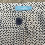 J. McLaughlin  Stretch Ponte Ankle Dress Slacks Pants Size 8 Blue White Photo 1