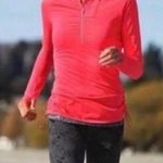 Athleta Spinner Half Zip Hot Pink Size Xsmall Photo 1