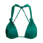 Agua Bendita NWT  Naya Jardim Bikini top triangle knot micro adjustable tie back Photo 10