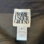 Prairie Underground Pants Black Straight Leg Trousers w/ Front Pockets Sz 27 EUC Photo 3