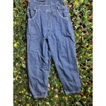 Revolt Denim Overalls with Floral Details Size 18 Blue Photo 7