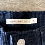 Levi's Levi’s Ribcage Crop Flare Black Corduroy Jeans Size: 27 Photo 3