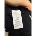 GEORGIE Mixed Stitch Ruffle Pullover Sweater NWT Sz. XS Black Photo 7