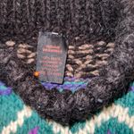 Awesome Vintage 1980s Indian Weavings Ecuadorian Wool Sweater! Gray Size L Photo 5