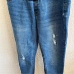 SONG Women’s Maternity Skinny Full Panel Stretch Jeans Size XL Blue Photo 4