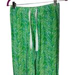 Lilly Pulitzer Palazzo Pant in Toucan Green Elephants Cotton Lightweight XS Photo 2