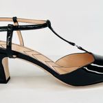 Gucci  WOMEN'S PETITE GG SLINGBACK PATENT LEATHER CHARLOTTE PUMPS SIZE EU 40 Photo 7