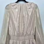Anna Cate Caelyn Lame Gold Metallic Shimmer Mini Dress XS Photo 7