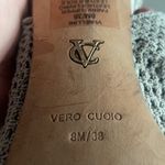 Vero Cuoio Authentic  mesh tan heels Photo 3