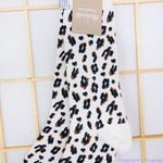 Madewell NEW‎  Animal Trouser Socks, antique cream, one size fits all Photo 9