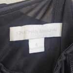 JONATHAN SIMKHAI Ruched Strapless Jumpsuit Size 4 Black Minimalist Formal Photo 13