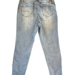 1822 Denim  Light Blue Cropped Jeans with‎ Frayed Hem Photo 1