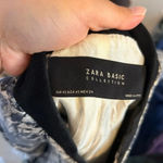 ZARA  Floral Embroidered Zip Front Jacket Photo 4