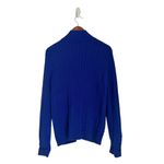 Ralph Lauren Lauren  Royal Blue Cable Knit Zip Up Sweater Size XL Photo 6