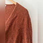 Madewell  Rust Brown Merino Wool Alpaca Blend Open Cardigan Photo 1